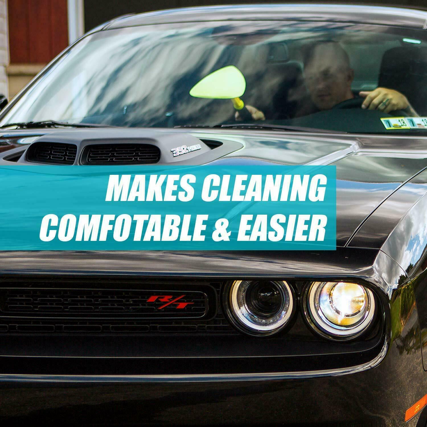 Invisible Glass 95160 2-Piece Reach & Clean Tool for Car Windows & Windshields
