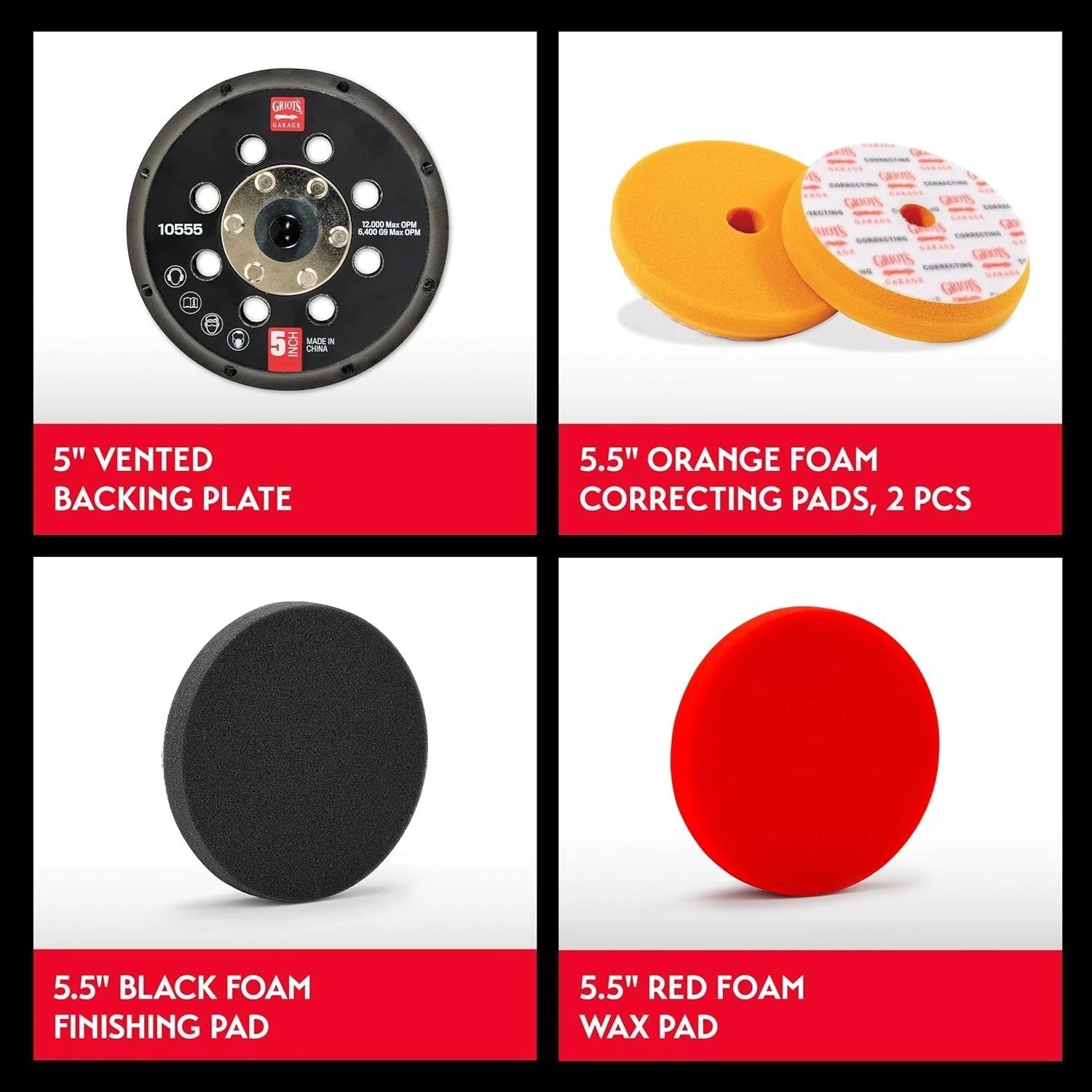 Orbital Buffer Conversion Kit for Swirl Removal