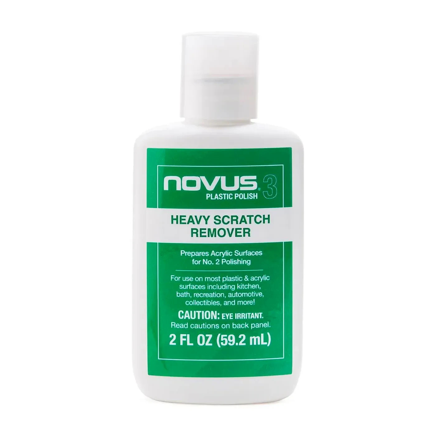 Novus #3 Plastic Polish Heavy Scratch Remover 59.2mL (2oz) Bottle