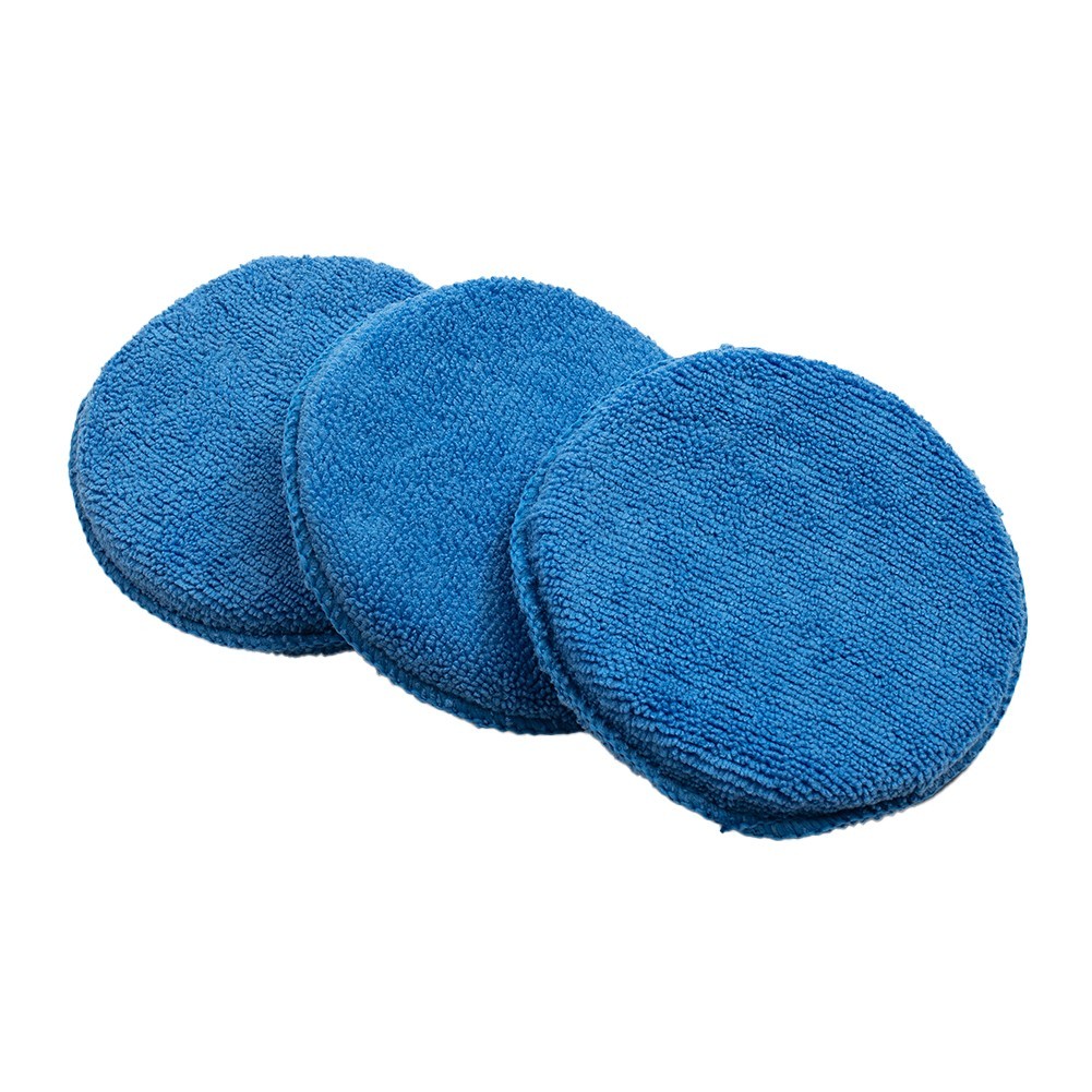 10 X 5 Car Microfiber Polishing Pads Wax Applicator Foam Sponge Cleaning Buffer