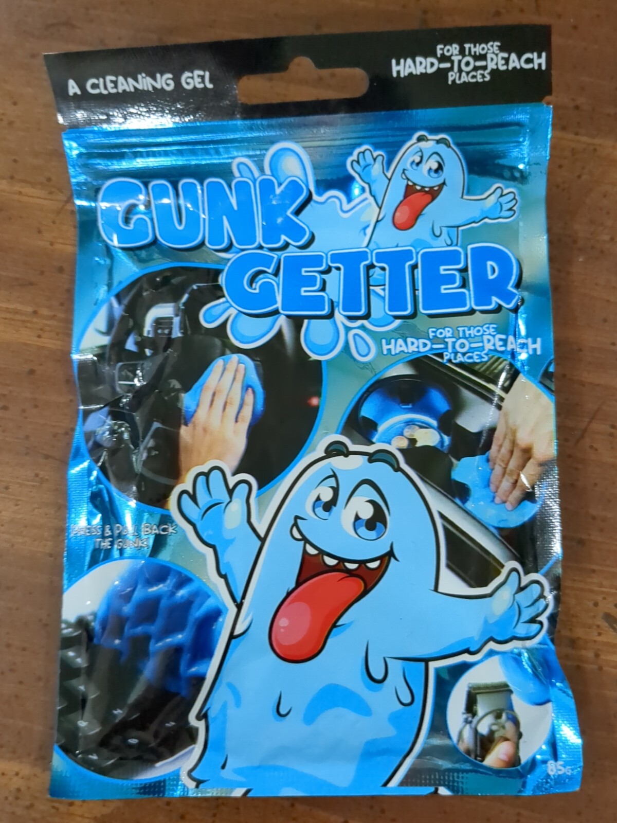 Gunk Getter Cleaning Gel For Those Hard To Reach Places- One Resealable Pouch