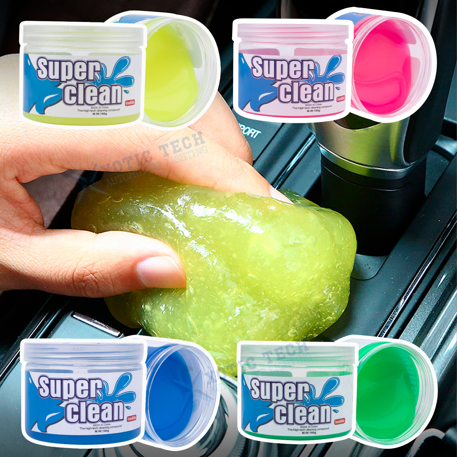 Car Cleaning Gel Detailing Kit Putty Camera Keyboard Cleaner Slime Accessories
