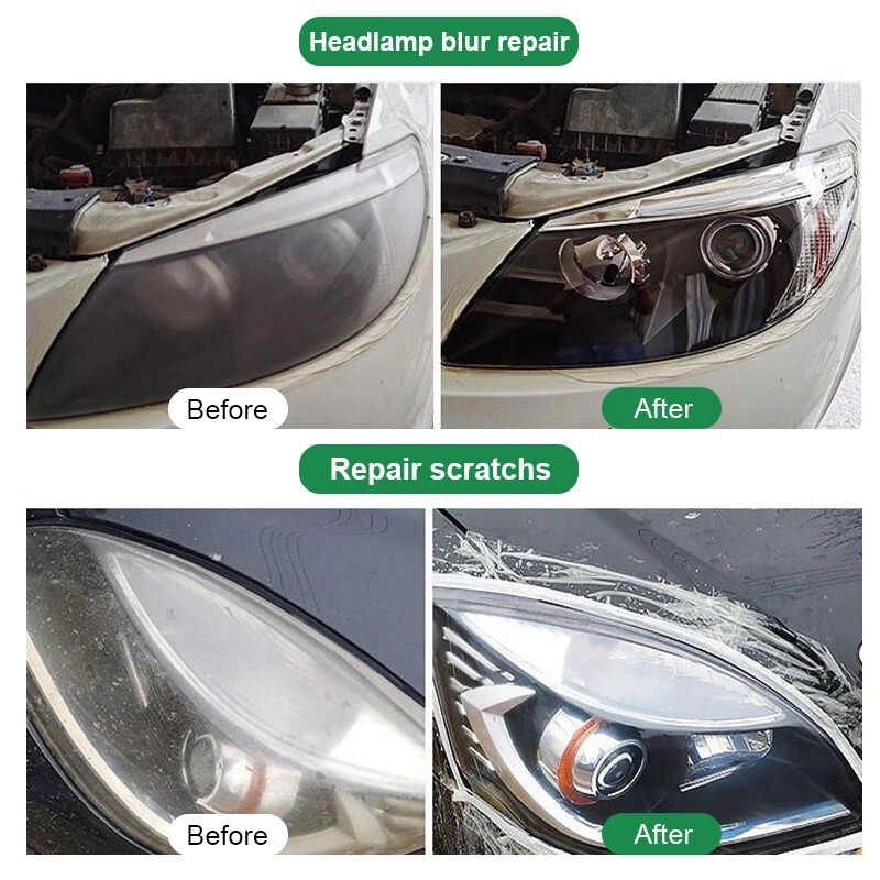 Kit de Pulido para Faros de Coche Elimina Arañazos y Oxidación Fácilmente