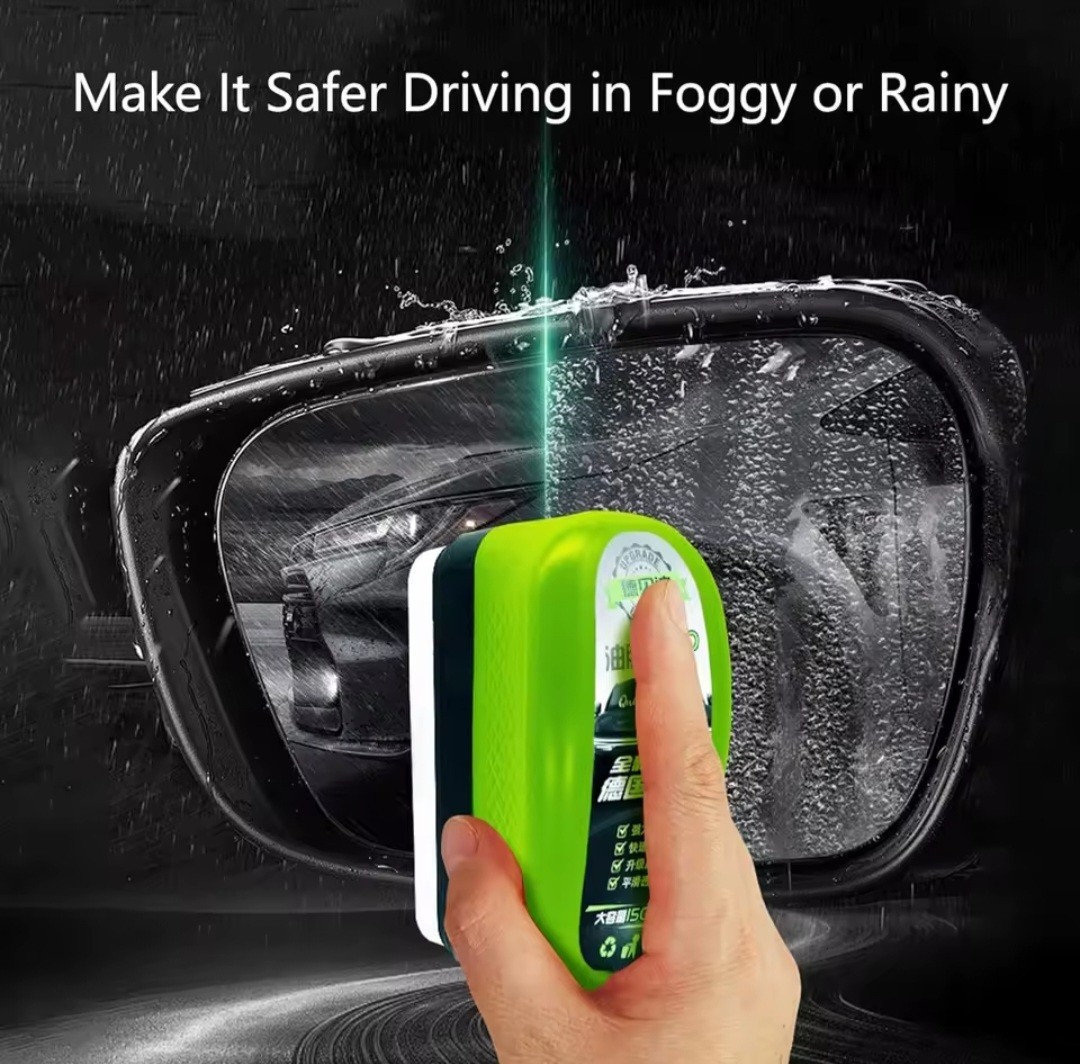 Windshield Cleaning Anti Fog Oil Sponge