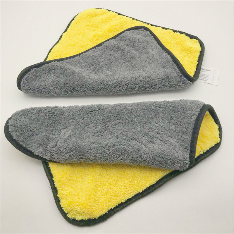 Car Wash Towel Microfiber Plush Cleaning Drying Care Cloth Cloth Super Absorbent