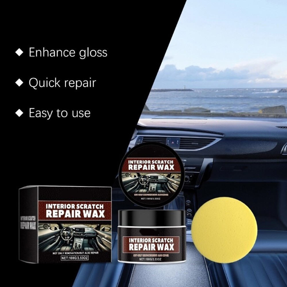 Car Dashboard Restorer Scratch Repair Paste Car Interior Scratch Remover