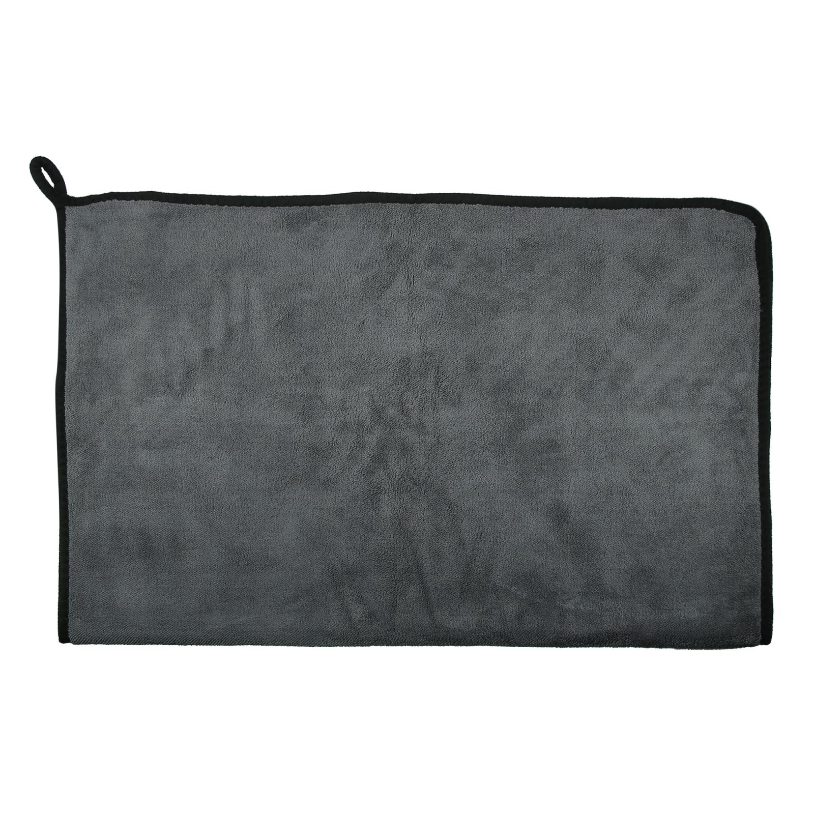Microfibre Car Drying Towel 80 x 60cm Extra Large Car Cleaning Grey Pink 1pcs