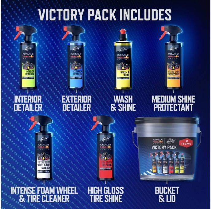 Armor All Podium Series Victory Pack Car Detailing Kit, 8-Piece Car Wash Bucket