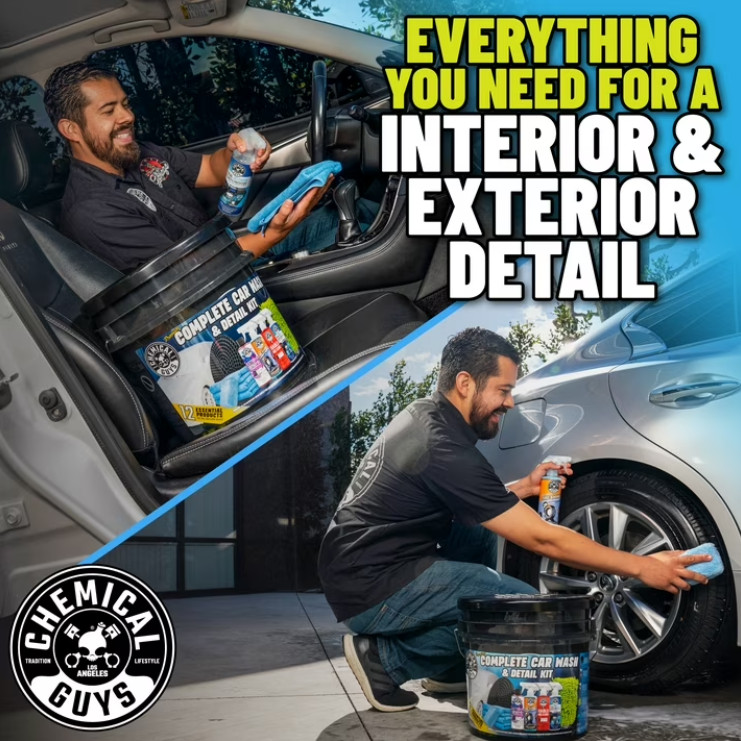 Chemical Guys 12 Piece Premium Complete Car Wash & Detail Kit