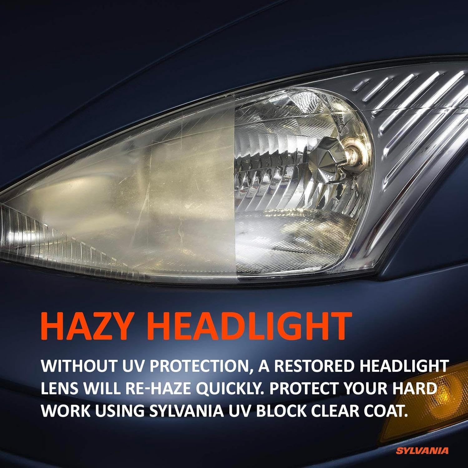 SYLVANIA – Headlight Restoration Essentials Kit – UV Block Clear Coat, Most…