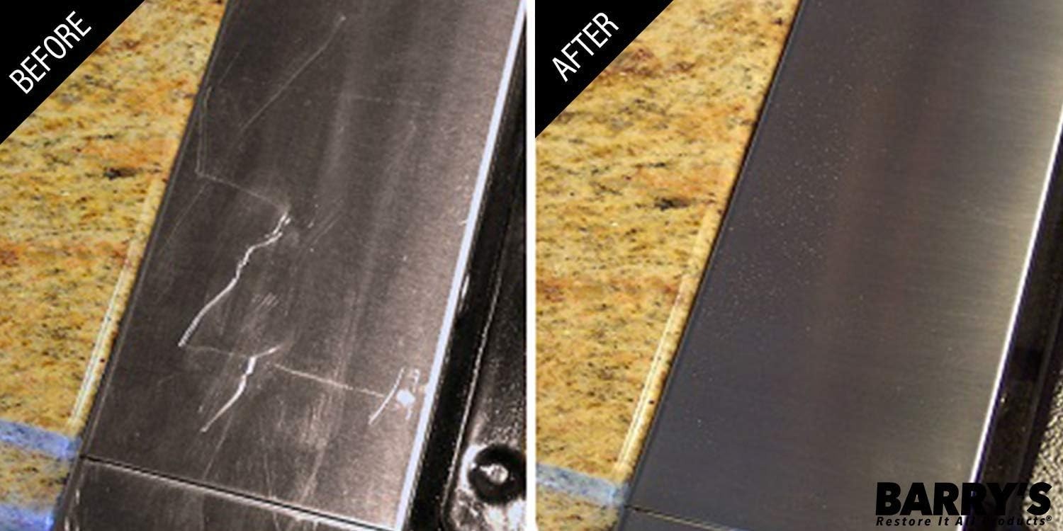 Complete Scratch-B-Gone Kit with Tru-Metal Strip for Stainless Steel Care