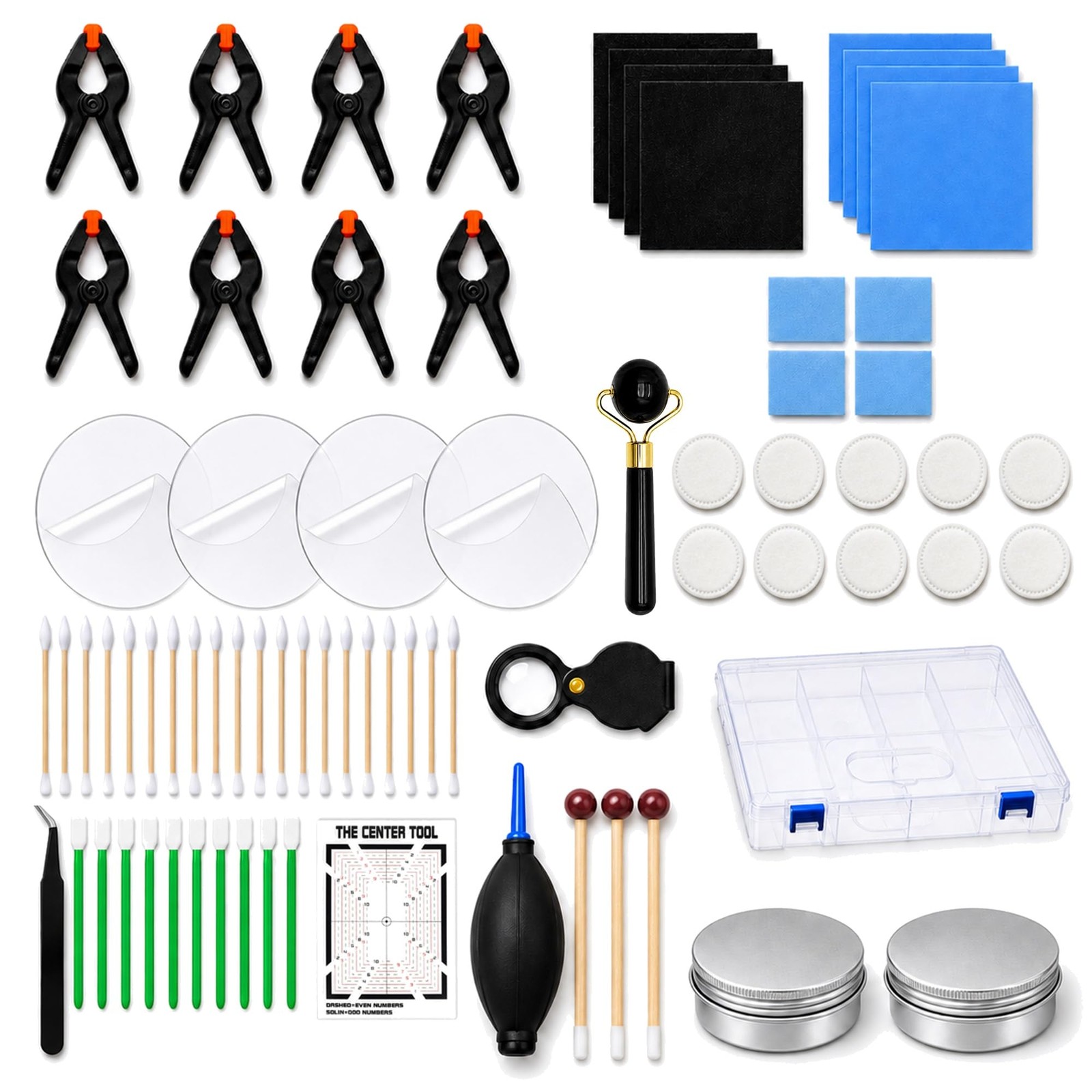 76 Pcs Card Cleaning & Light Repair Kit, Trading Card Care Polishing Tools wi…