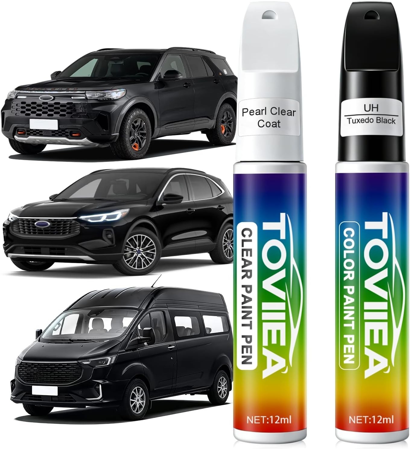 Quick-Drying Tuxedo Black Touch Up Paint Kit – For Ford Cars’ Imperfections