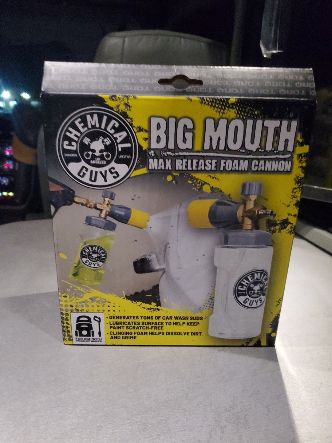 Chemical Guys Big Mouth Max Release Foam Cannon w/ 34oz Bottle EQP324 Car Detail