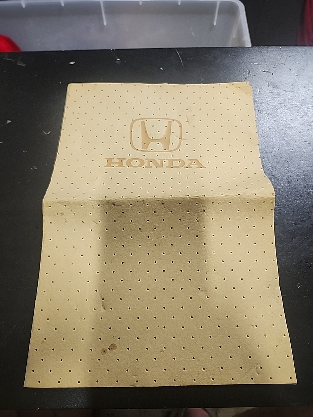 Honda Bike shammy towel oem collectible merchandise Chamois Car Wash UnSealed