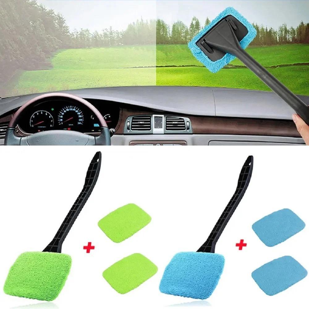 Long-handled Car Window Cleaner Brush Kit