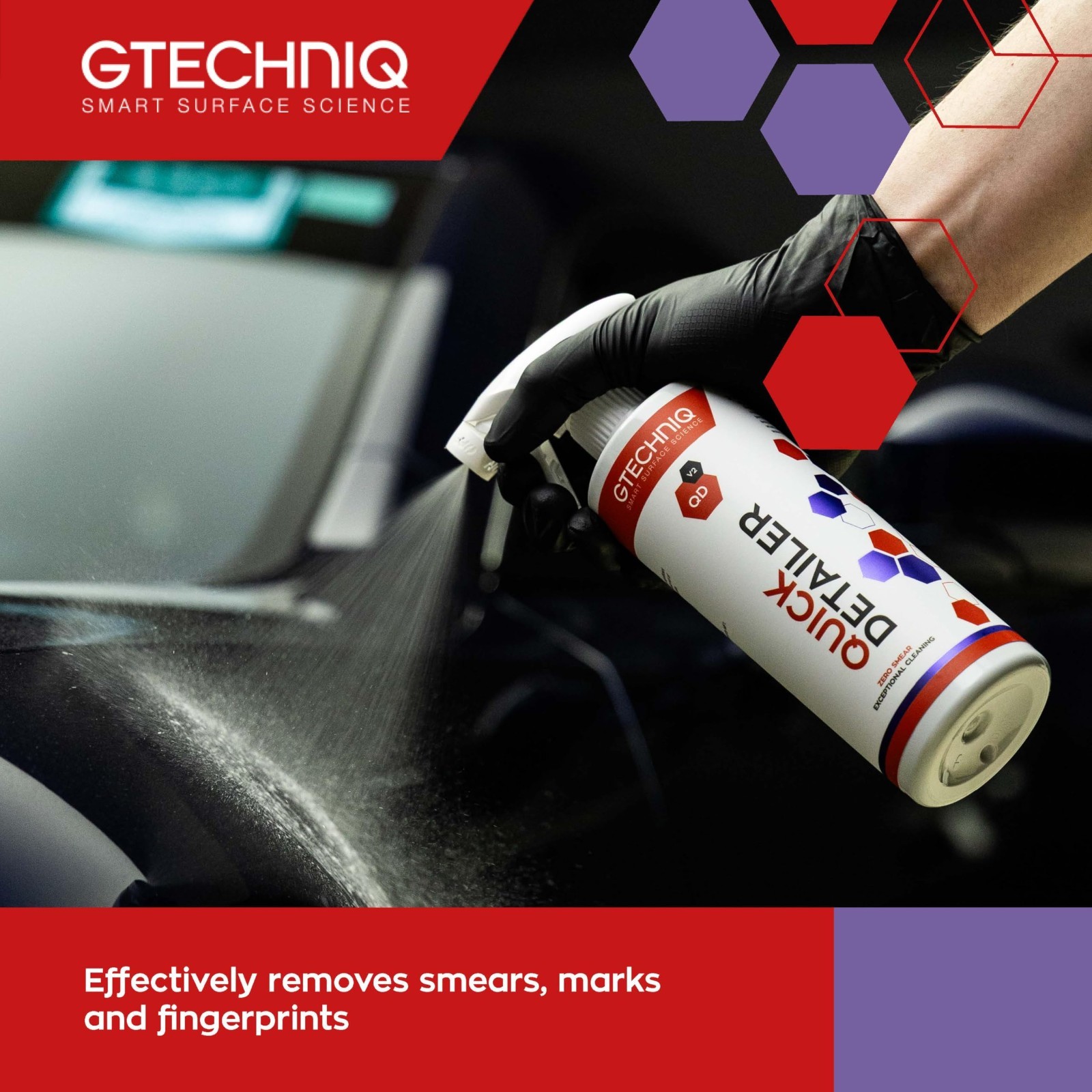 Quick Detailer Spray for Cars – 169 fl oz | Removes Fingerprints, Watermarks, En