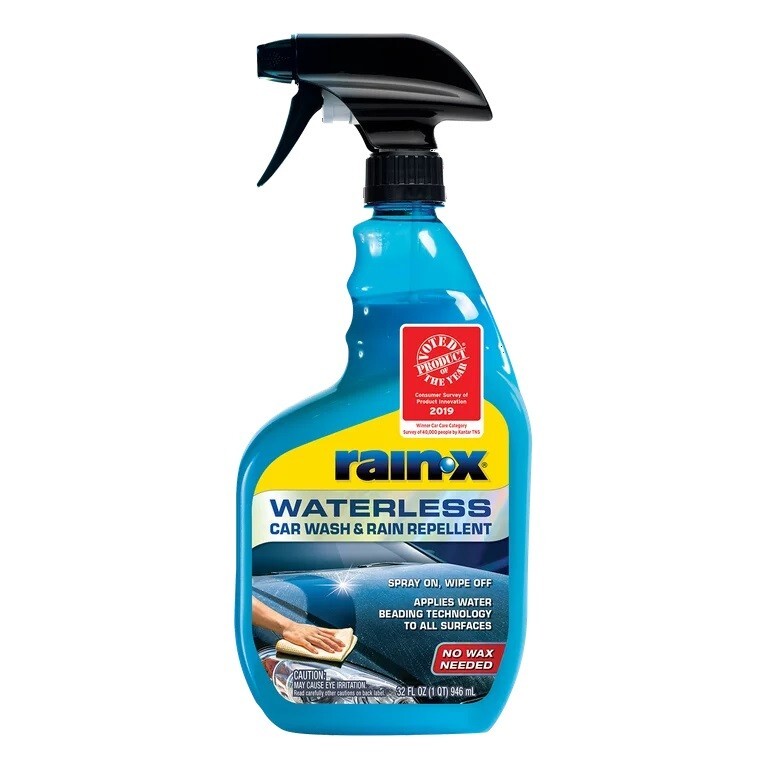 Rain-X Waterless Car Wash & Rain Repellent, Safe For All Exterior Surfaces