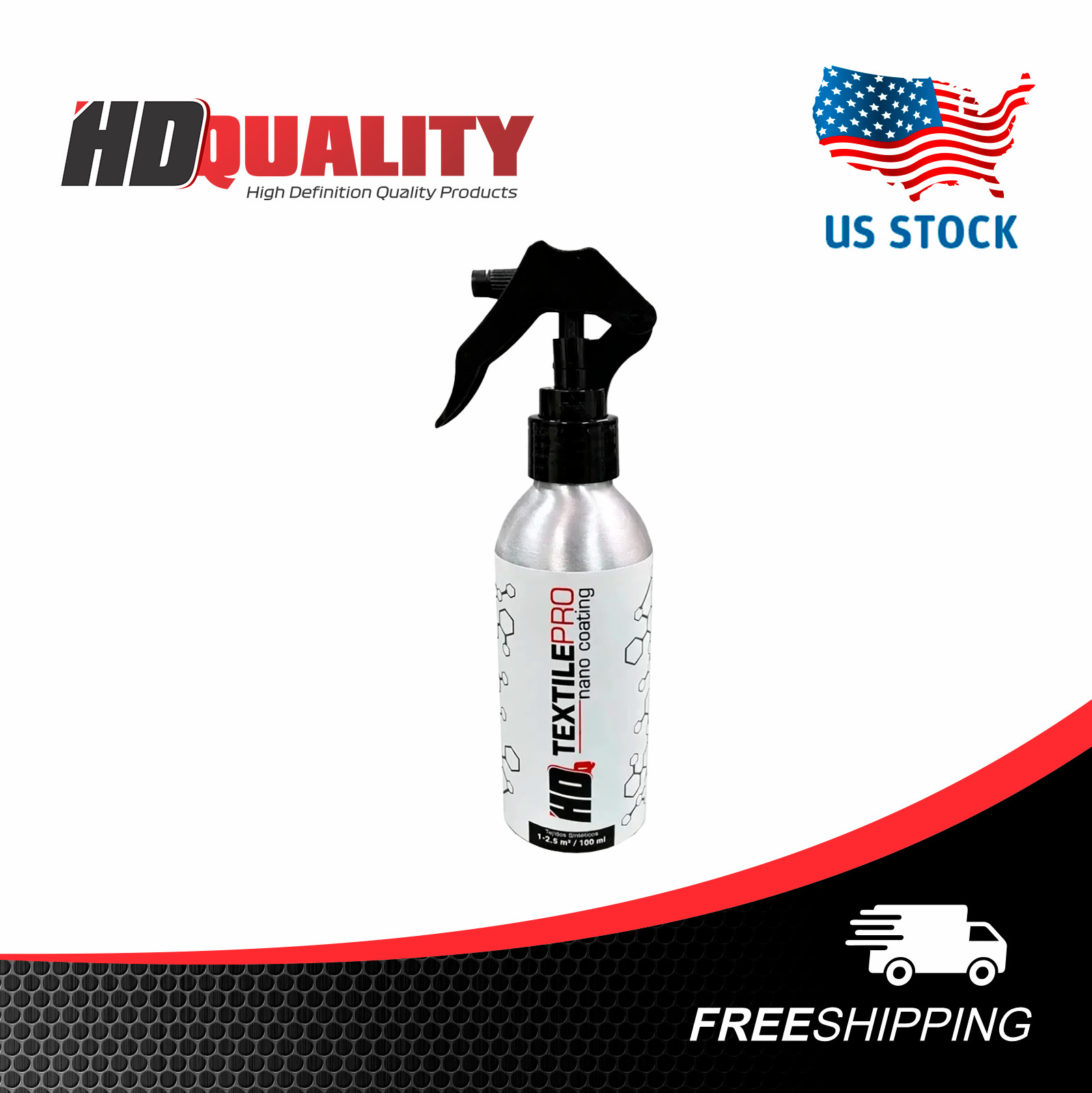 HDQ TEXTILE PRO 200ml – Nano Fabric Protector Spray for Car Seats & Interior