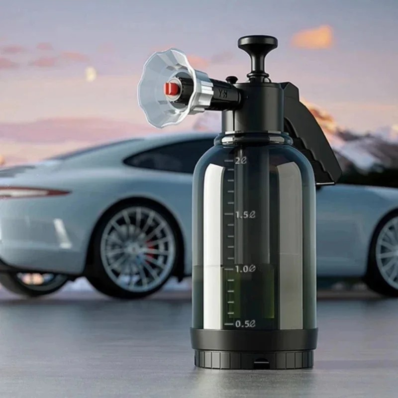 2L Car Wash Pump Foam Sprayer Hand Held Wash Spray Bottle Snow Foam Detailing US
