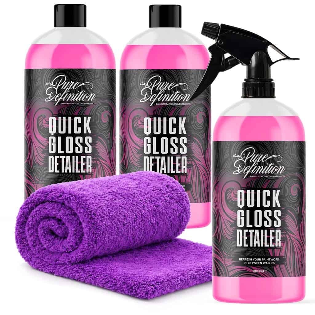 Quick Gloss Detailer – Showroom Detail Spray Deep Shine Paint – Pure Definition