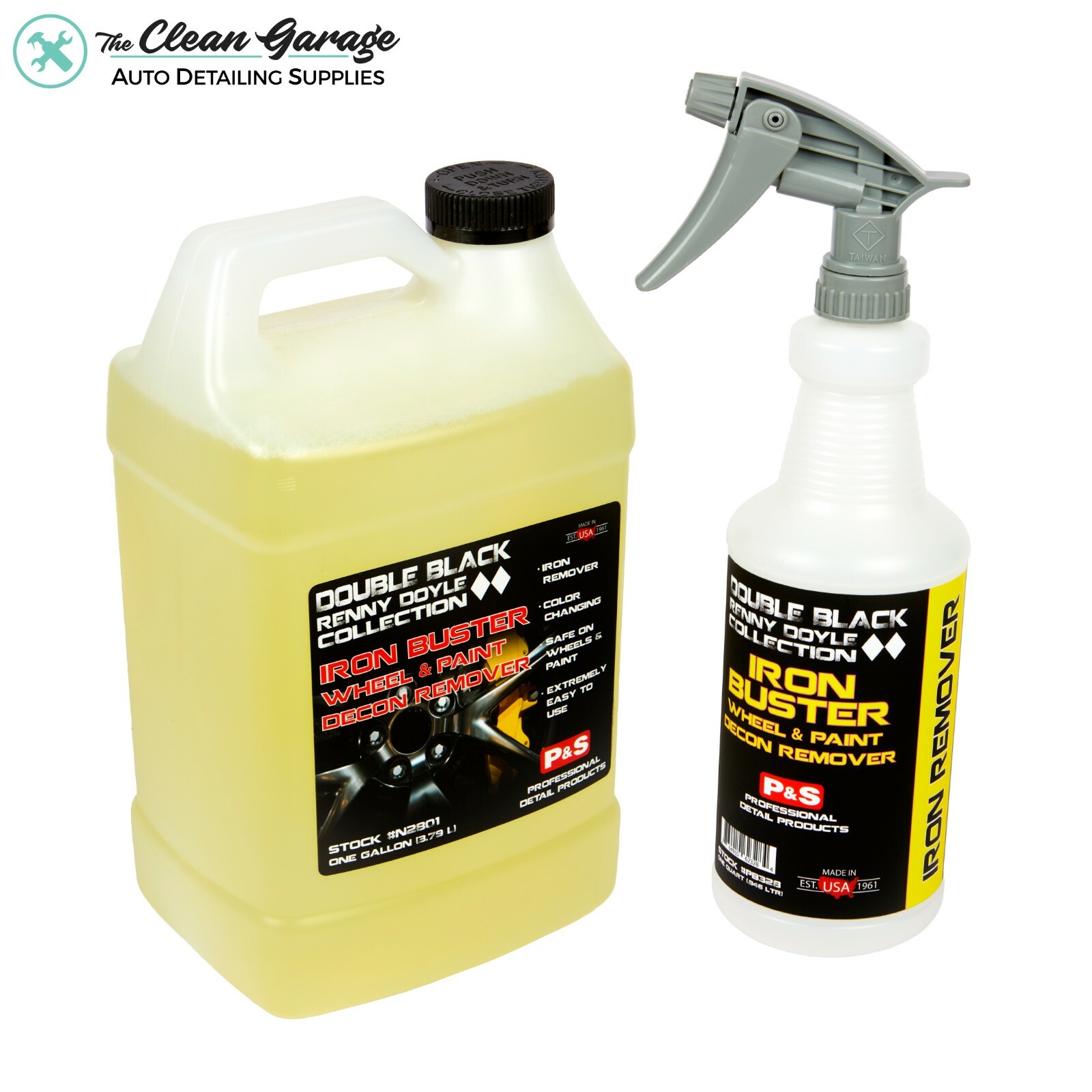 P&S Iron Buster 1 Gallon Kit | Wheel & Paint Decon Iron Fallout Remover