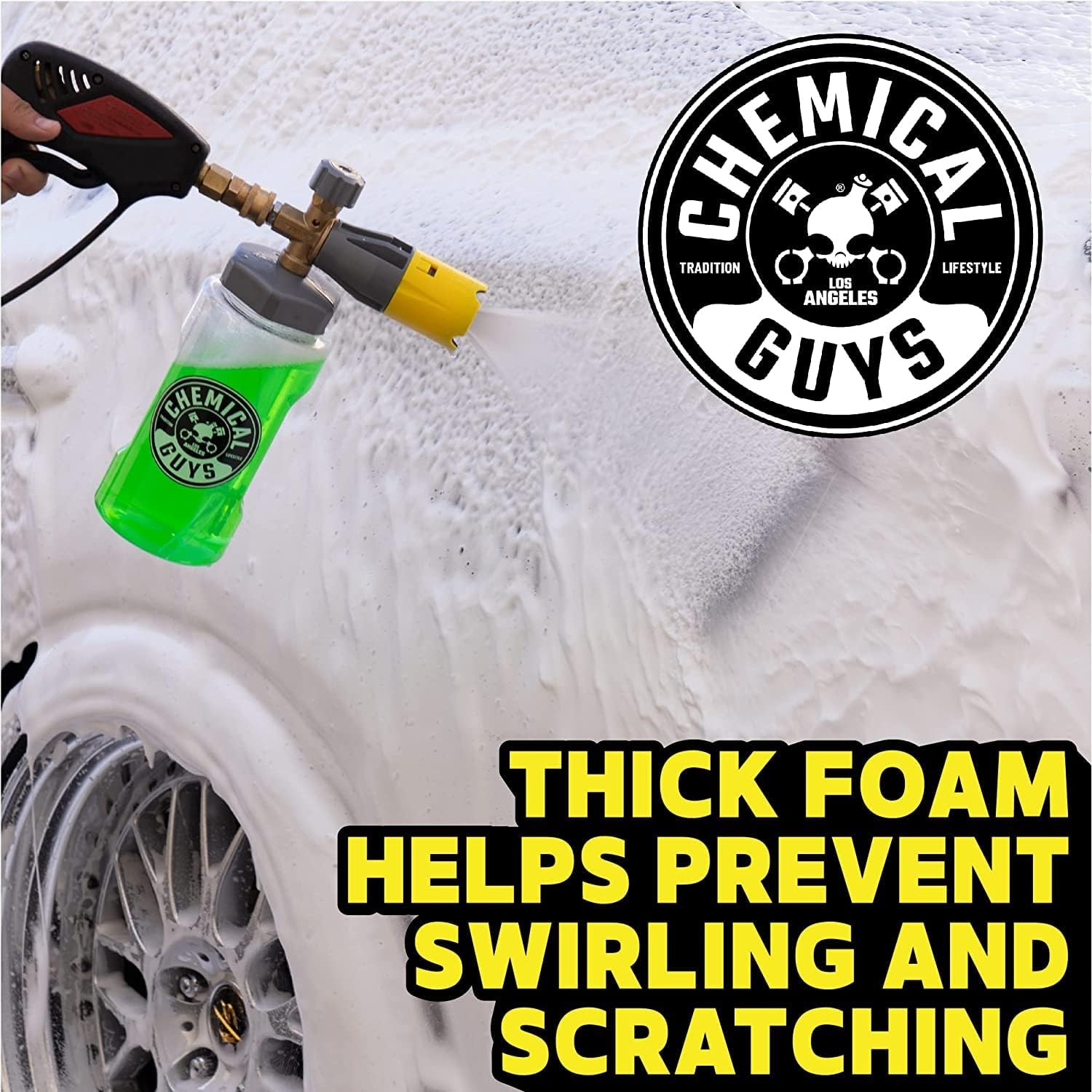Chemical Guys Big Mouth Max Foam Cannon Pressure Washer Car Wash 34oz EQP324