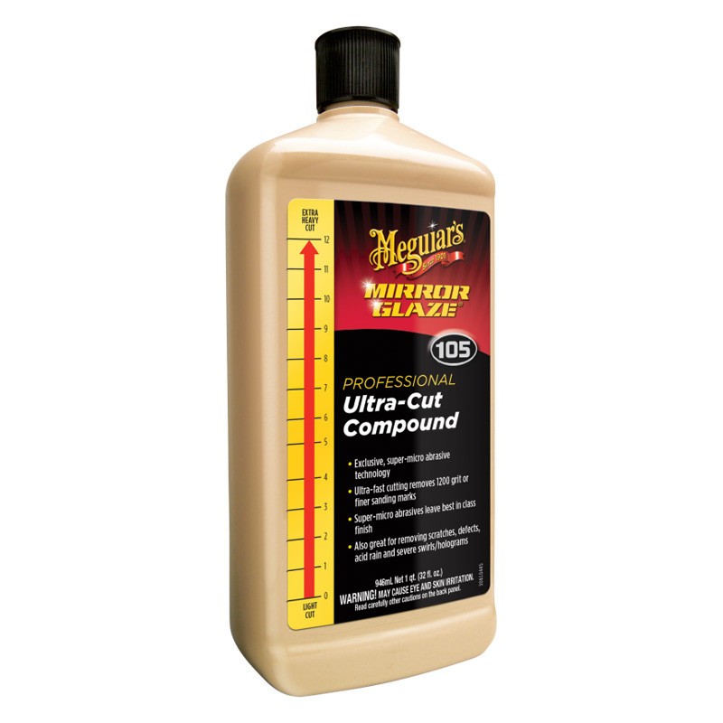 Meguiars M10532 Mirror Glaze Ultra-Cut 32 oz. Bottle Compound