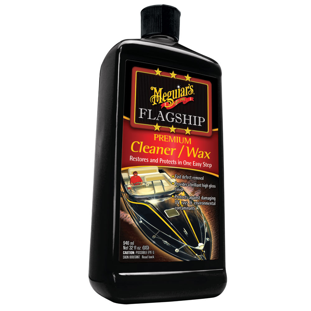 Meguiar’s M6132 Flagship Premium Cleaner Wax For Boat/Marine/RV Detailing 32oz