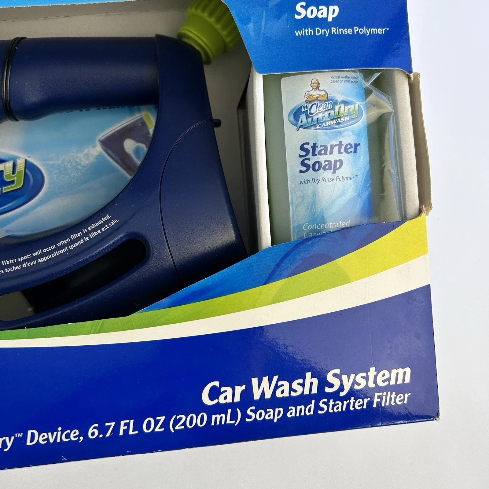 Mr Clean Auto Dry Car Wash System Device Soap Filter Kit Bundle New Open Box