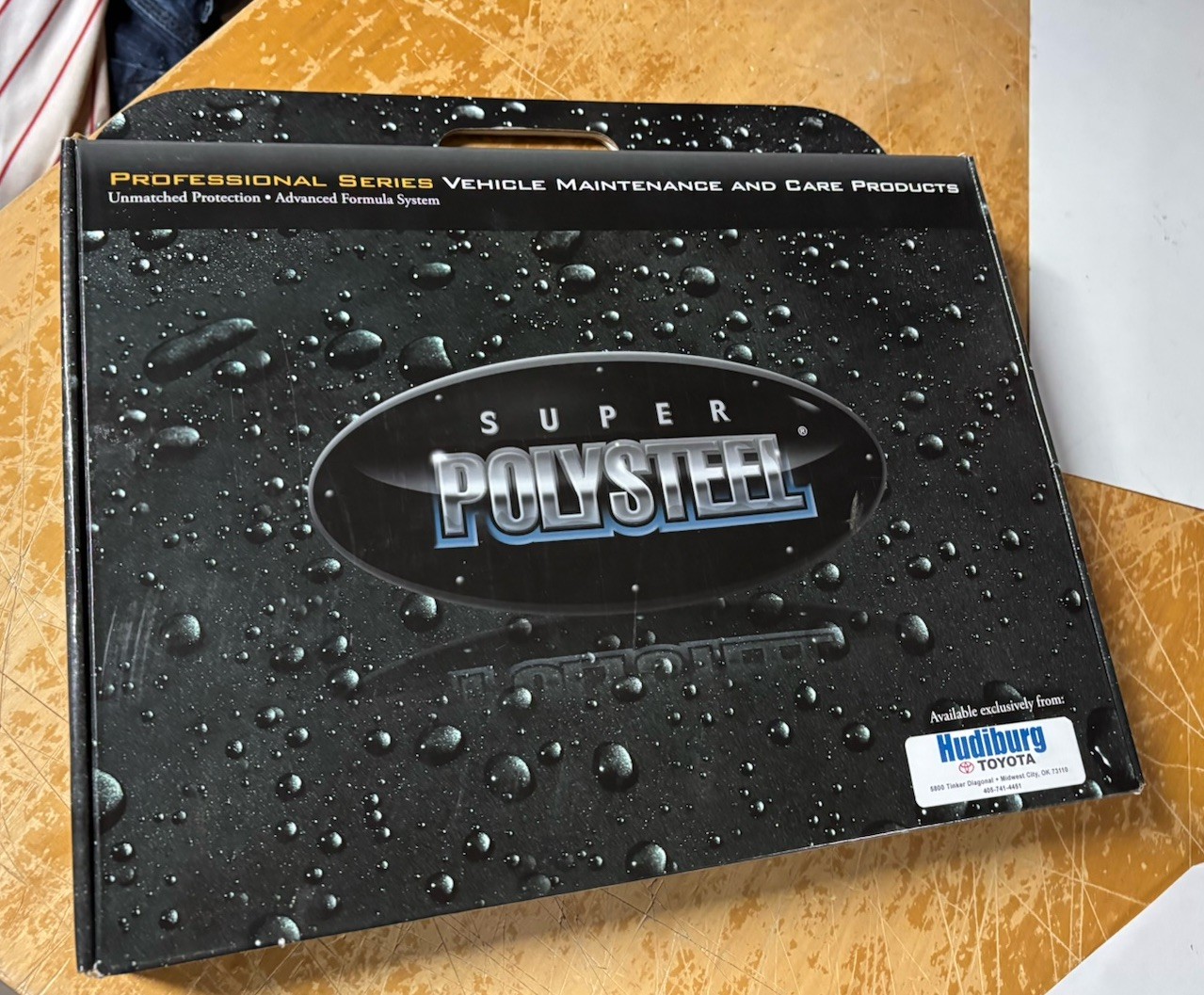 SEALED new SUPER POLYSTEEL Professional 6-Step Car Care System Auto Detailing