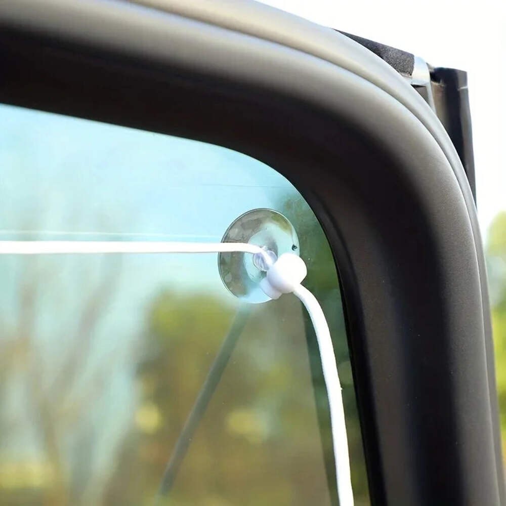 1pc Universal Car Sun Shade Curtains Cute Cartoon Bear Rear Side Window