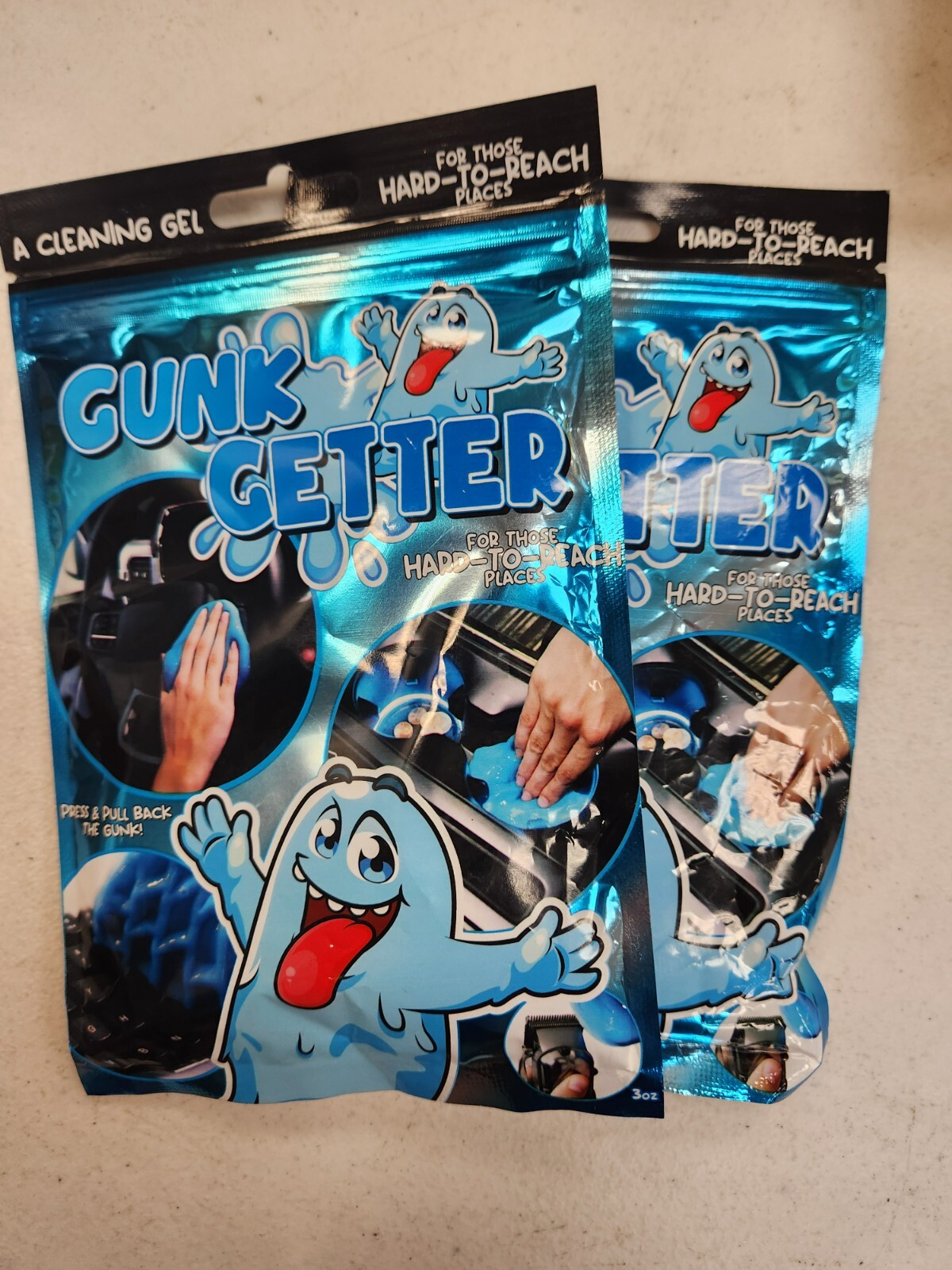 Gunk Getter Cleaning Gel, Screen Cleaner & All-Purpose Cleaner, 4 pcs. E3C