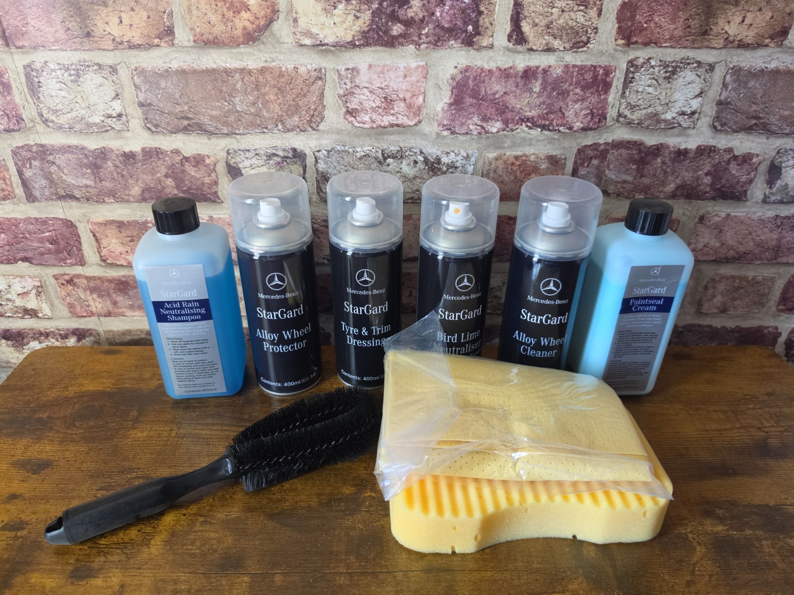 Mercedes-Benz StarGard Car Care Kit Complete Valeting Set Bag Genuine OEM