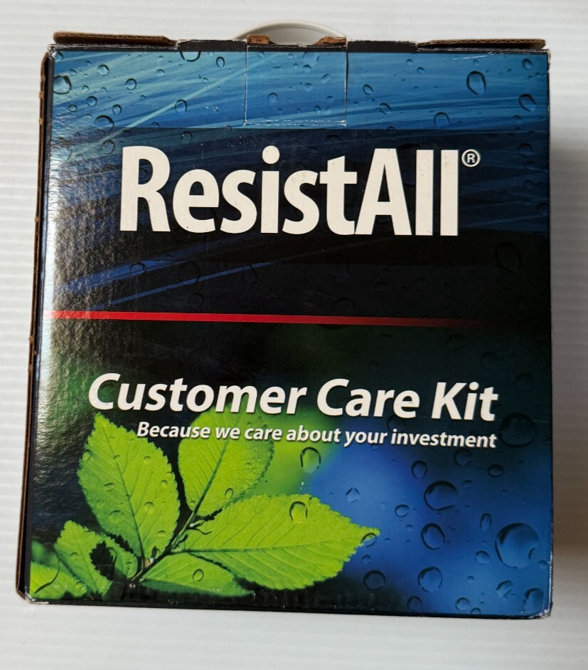 ResistAll Customer Care Kit Car Cleaning Supplies Interior Exterior Kit NEW BOX