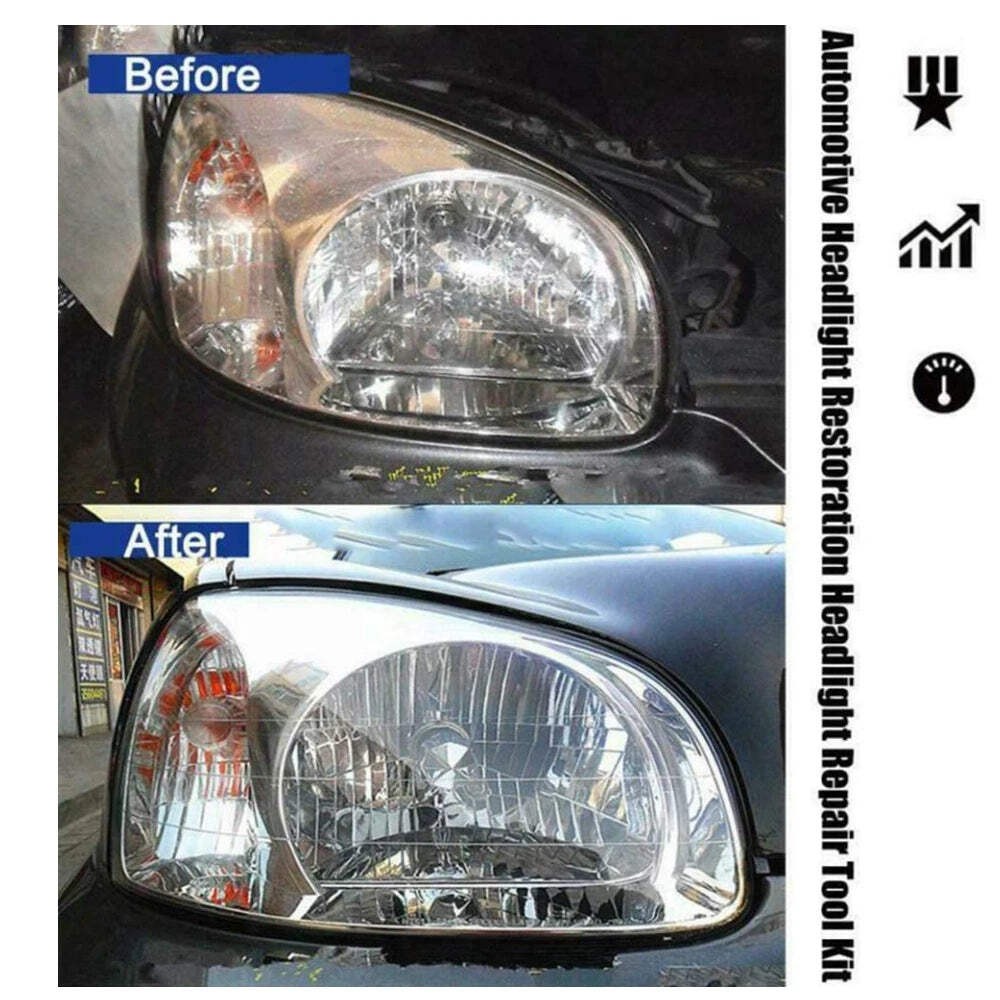 800ML Car Headlight Restoration Automotive Cleaning Kit Renovation SUV Truck