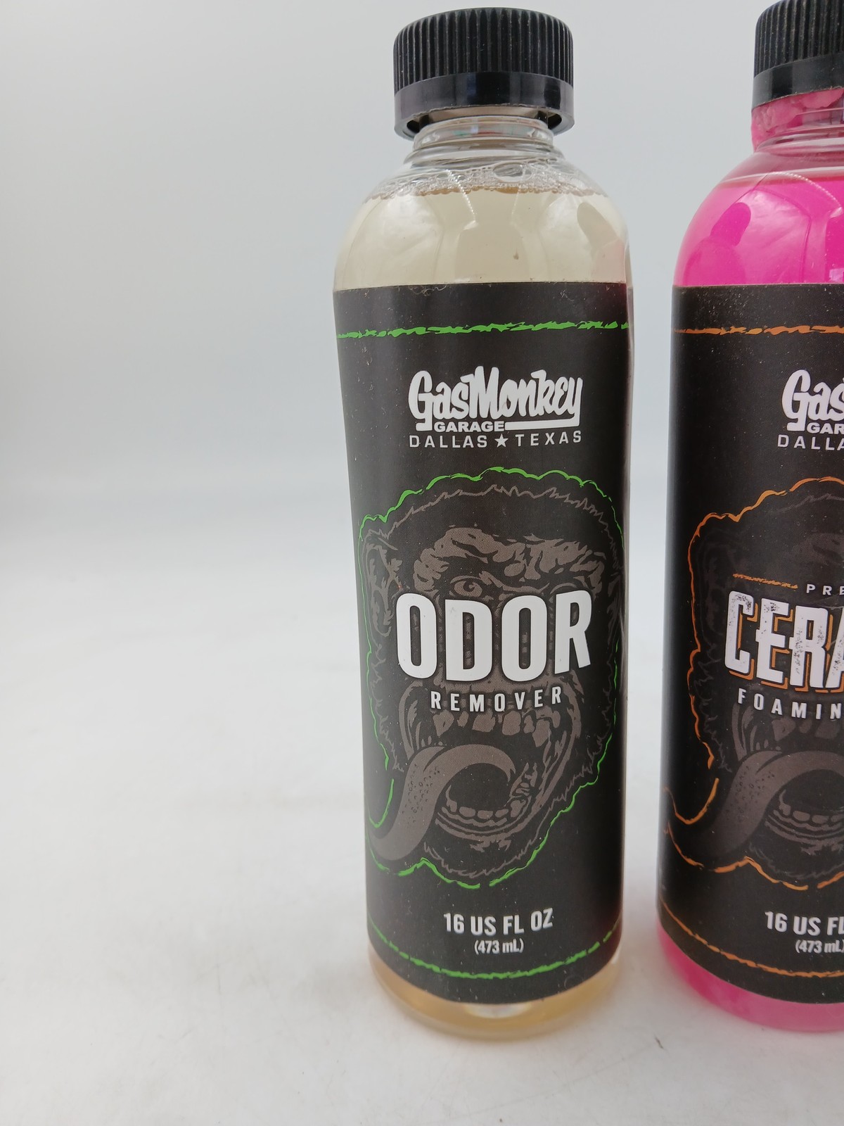 Gas Monkey Garage Car Care Cleaning Set Odor Ceramic Graphene Wheel 16oz 4pc New
