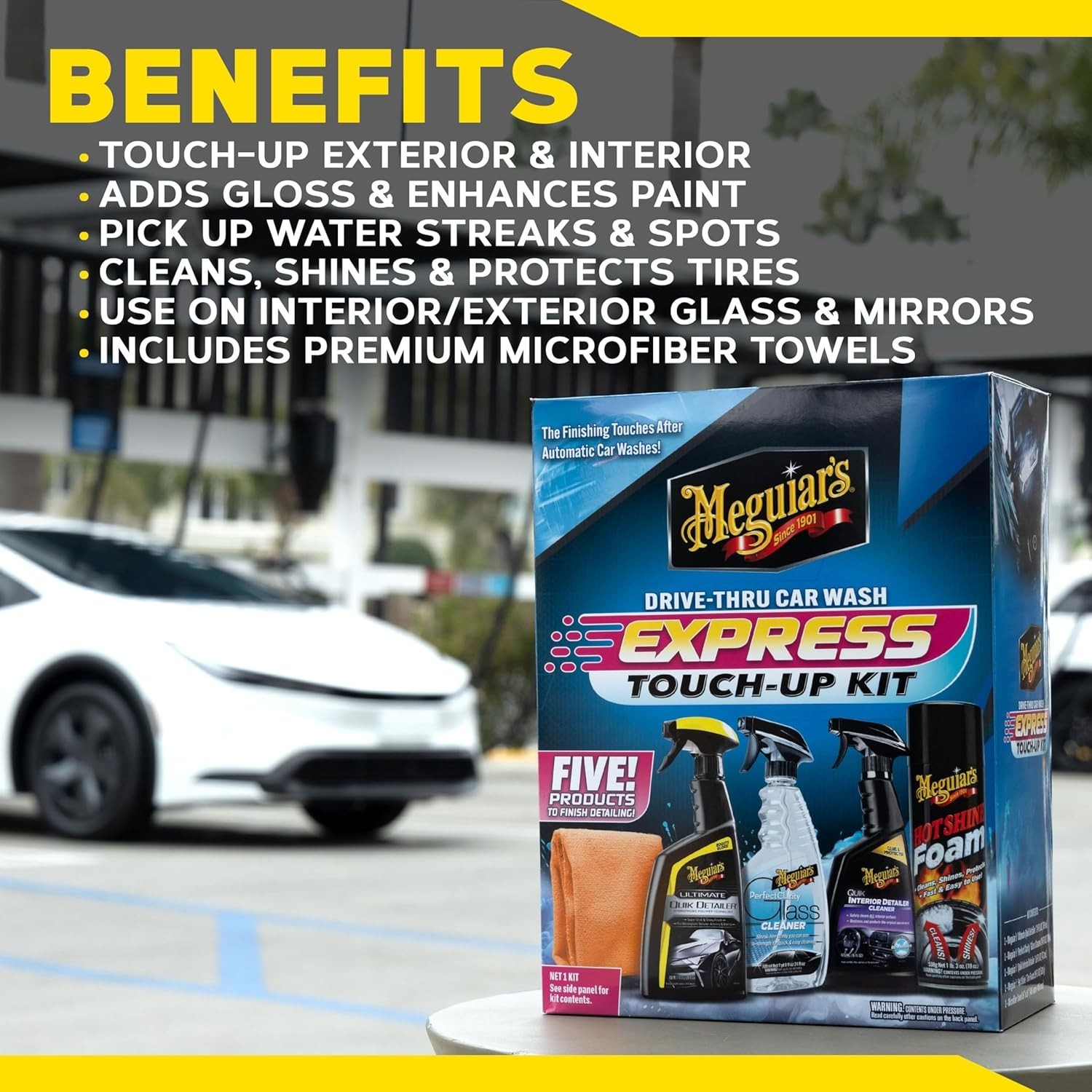 Car Wash Express Touch-Up Kit – Quick Detailing for Pristine Looks Inside & Out