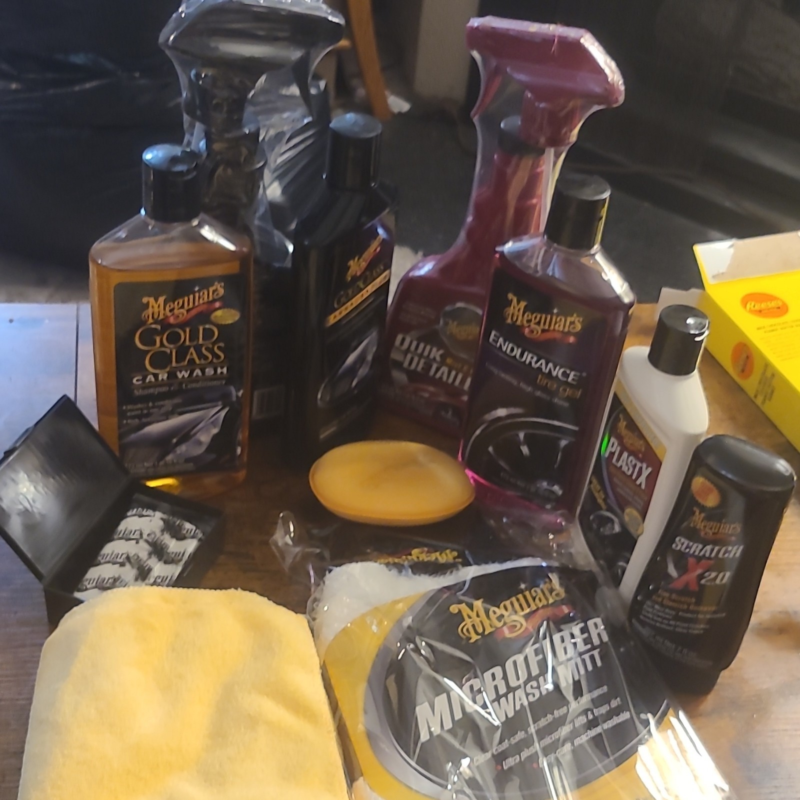11 piece Complete car care system. Interior and exterior care.