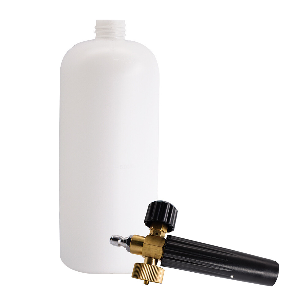 1L Bottle Car Wash Snow Foam Lance with 1/4″ Quick Connector Pressure Jet Washer
