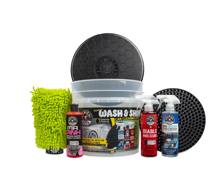 Chemical Guys 7 Pc Car Wash & Shine Kit Professional Auto Cleaning Set