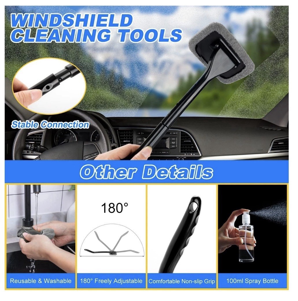 AUTODECO 39Pcs Car Cleaning Wash Kit Interior Detailing Cleaner Kit