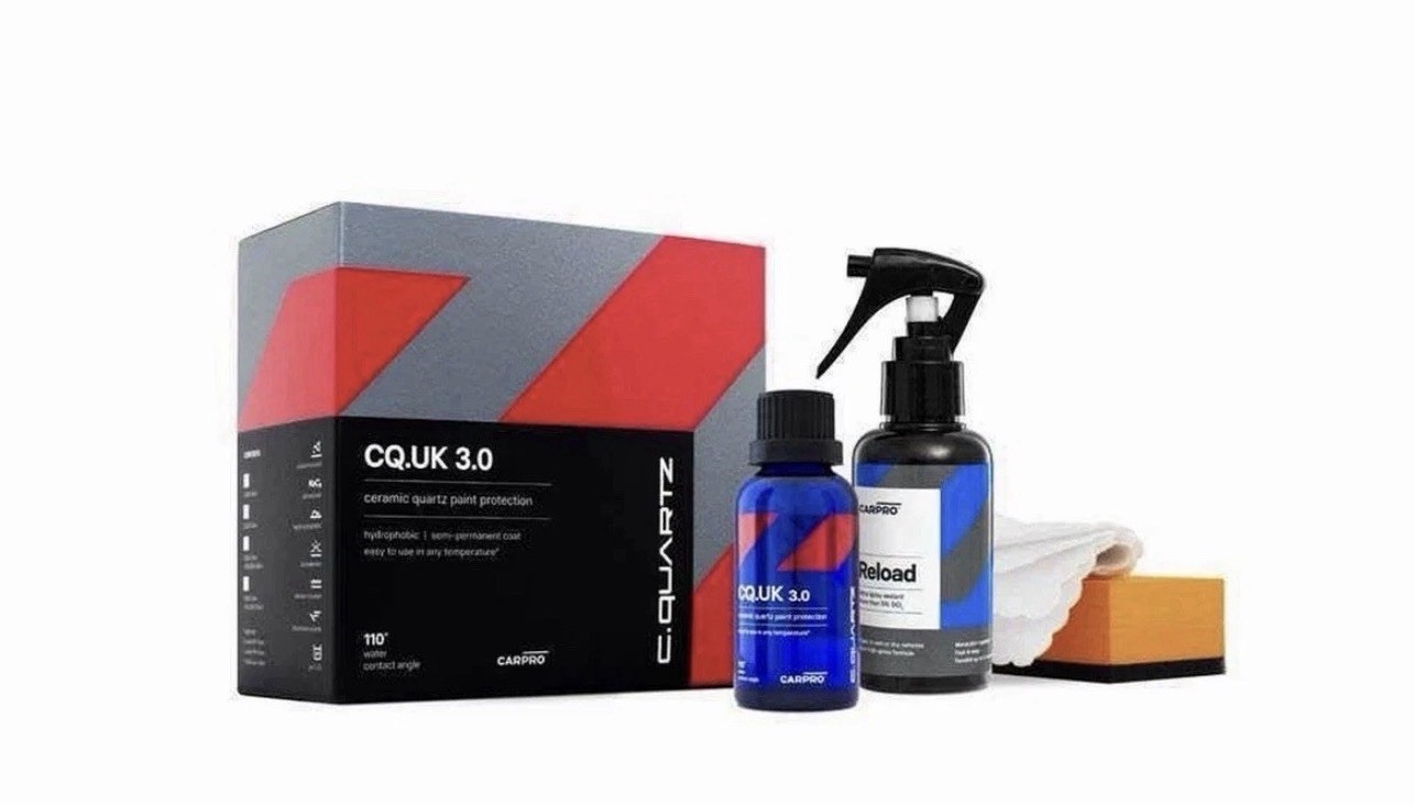 CARPRO CQUARTZ UK 3.0_50ml Kit w/Reload – Ceramic Coating, Quartz Nanotechnology