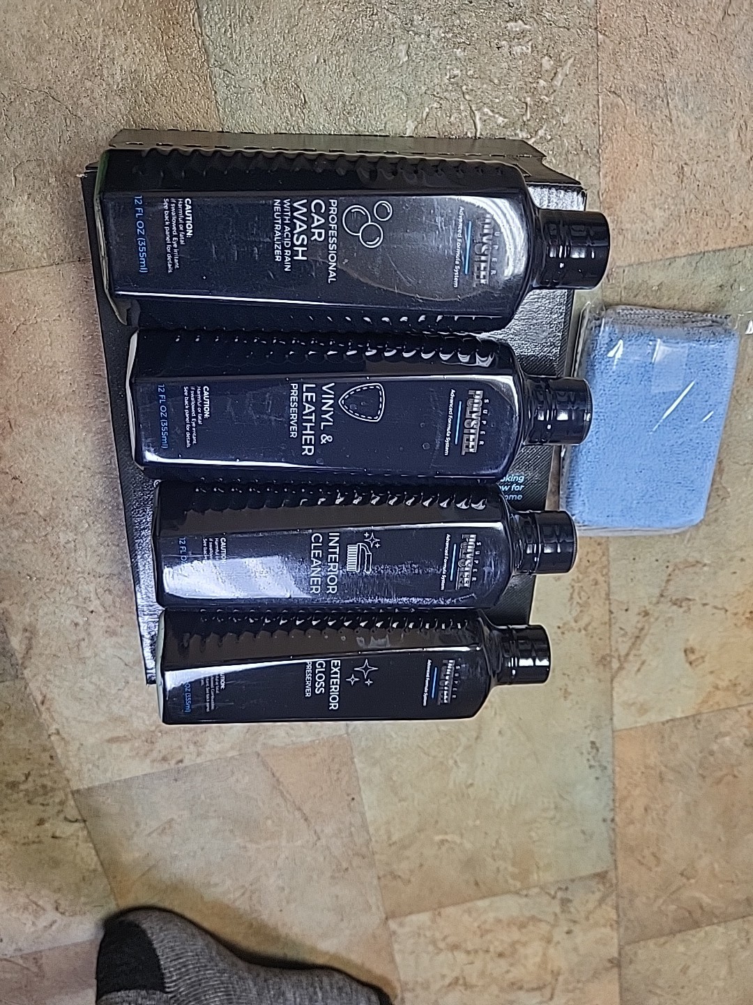 SUPER POLYSTEEL Professional Series Vehicle Maintenance & Care Products Car Kit