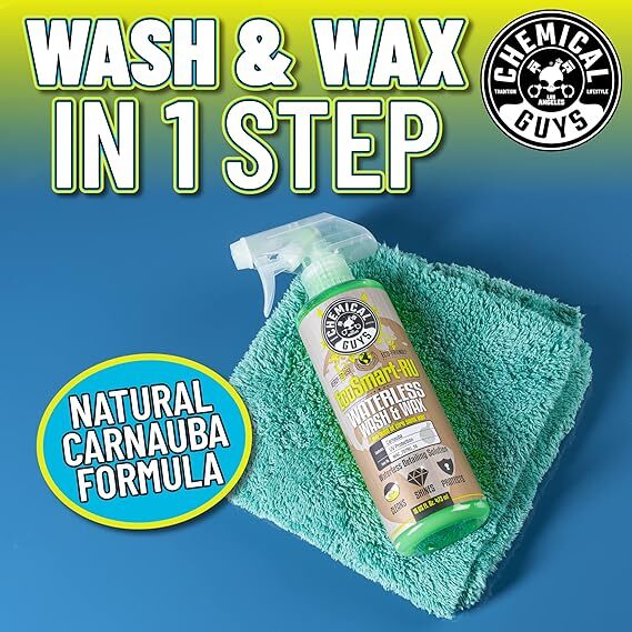 Chemical Guys WAC_707RU – EcoSmart-RU Ready to Use Waterless Car Wash & Wax 1gal