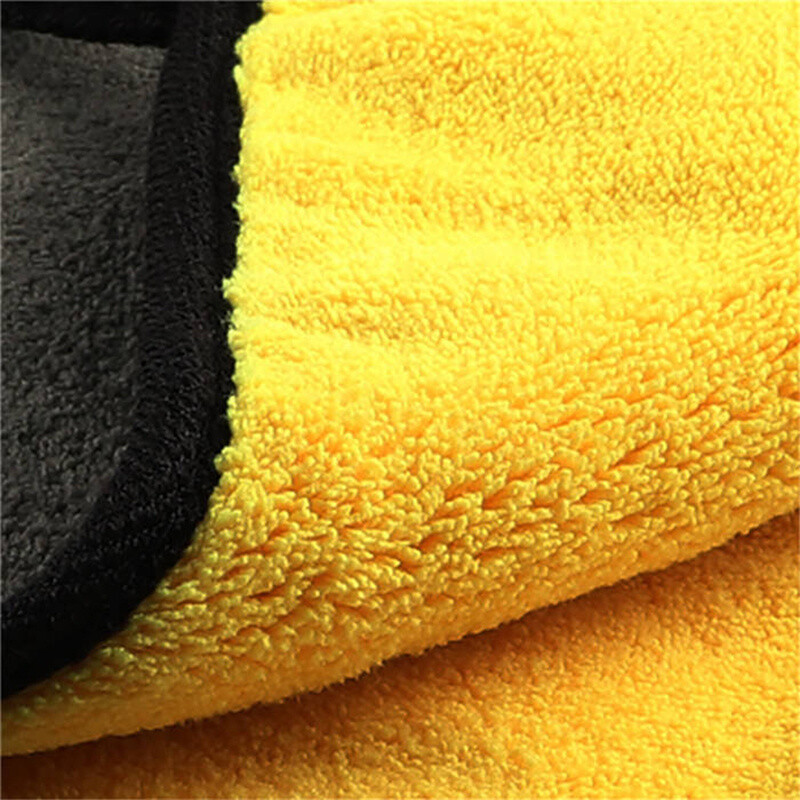 Car Wash Towel Microfiber Plush Cleaning Drying Care Cloth Cloth Super Absorbent