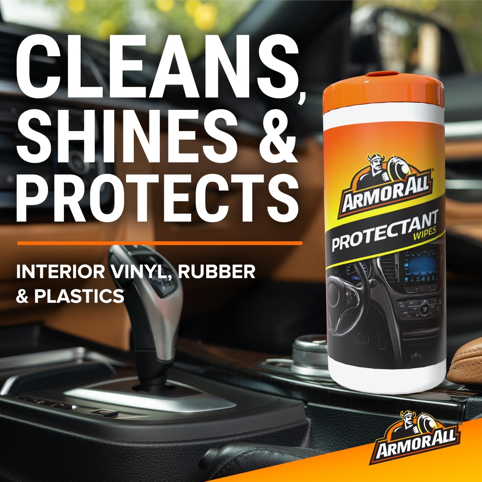 Car Interior Cleaning Value Pack, 90 Count – Glass Cleaner, Wipes & Protectant