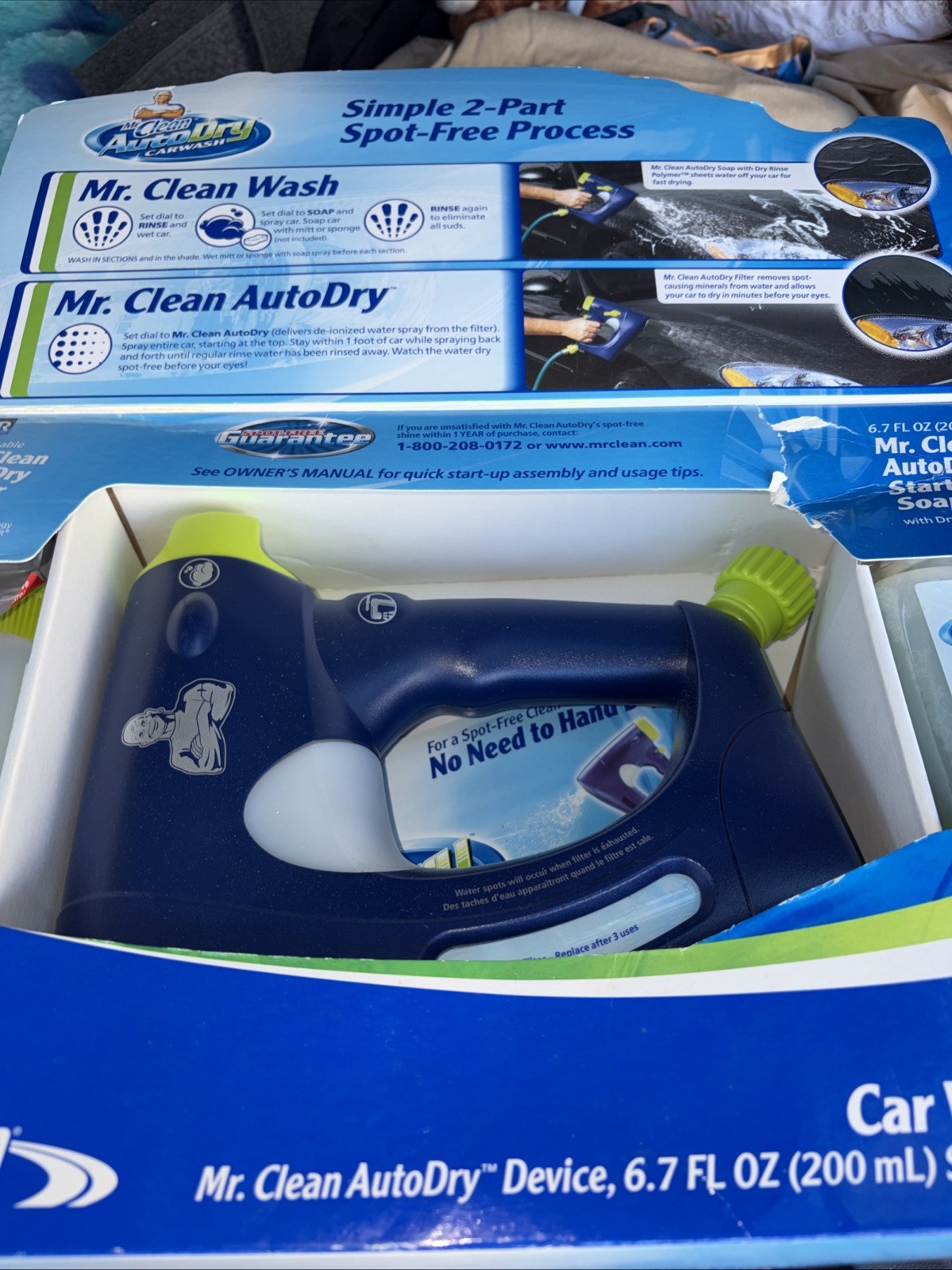 Mr. Clean Auto Dry Car Wash System Starter Kit NOS New