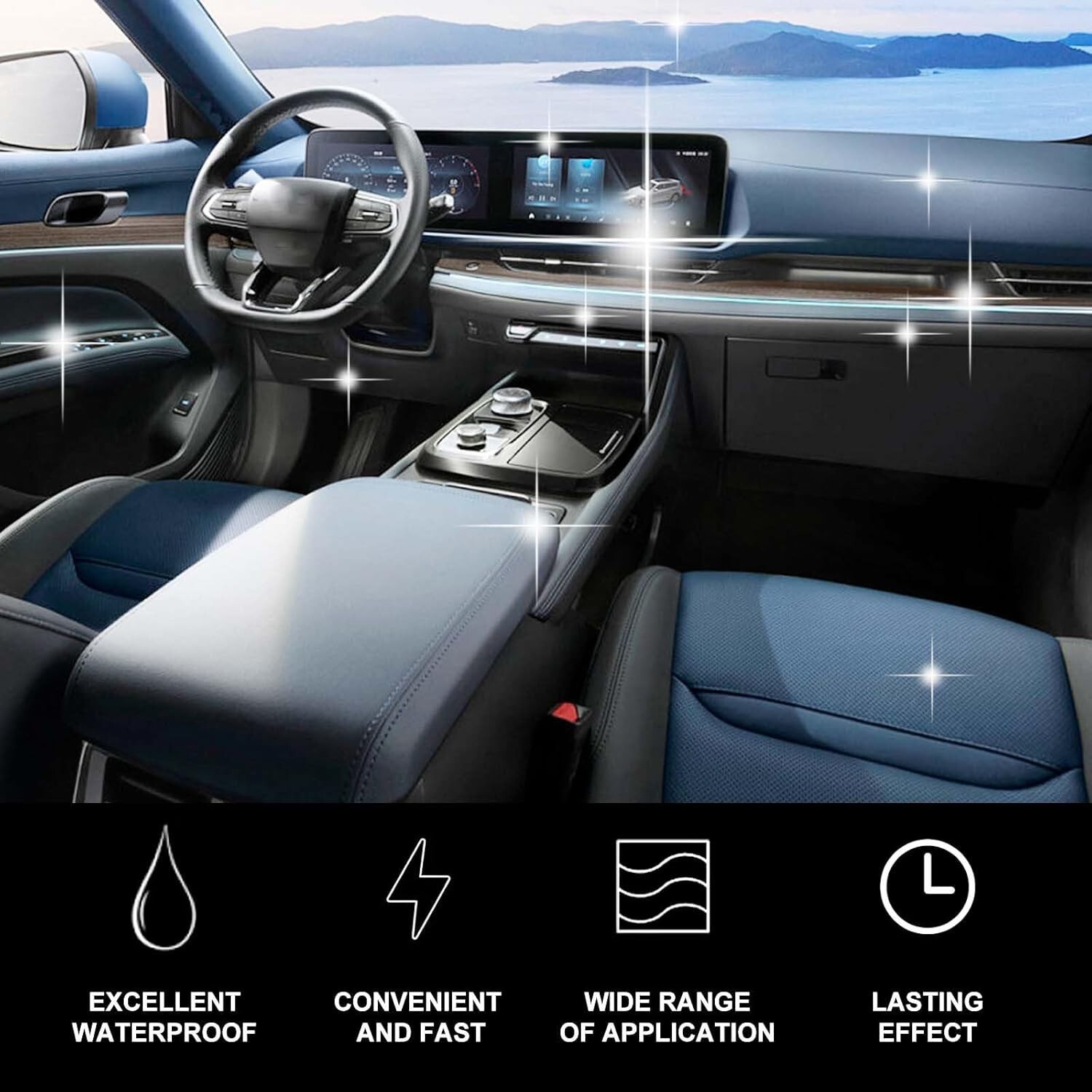 Plastic Restore Car Interior Renovation Care Wax Car Polish Coating Paste US