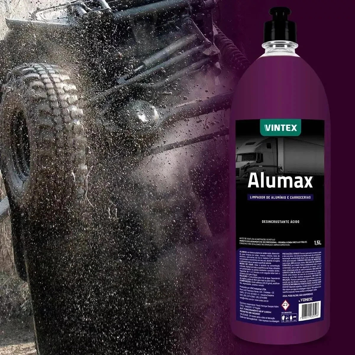 Vonixx Alumax Wheel Cleaner Aluminum Cleaner Concentrate 1.5L